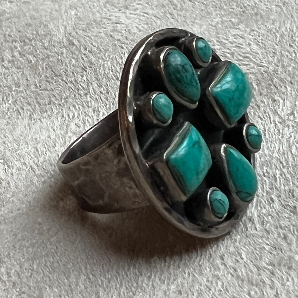 Fancy Turquoise Ring - image 2